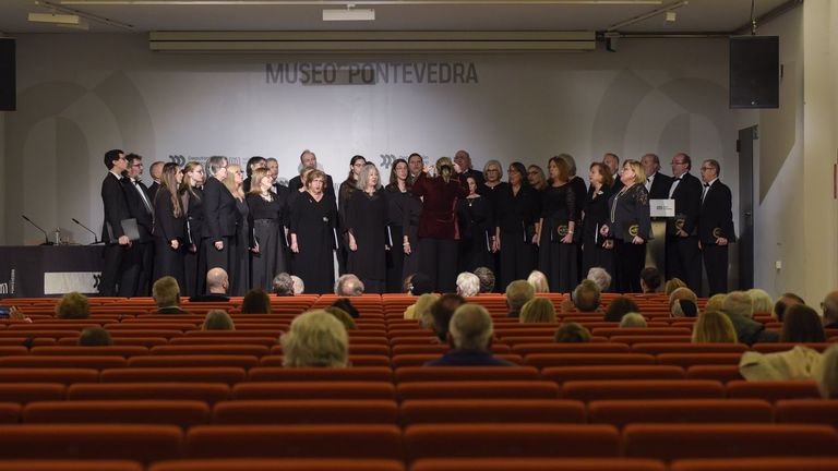 A Polifónica de Pontevedra, premio Marcial del Adalid