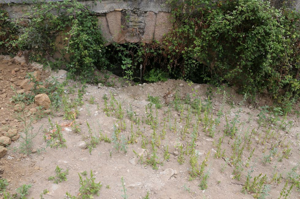 Varios arcos de la infraestructura est�n casi completamente tapados.