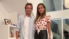 Fernando Alonso y Andrea Schlager
