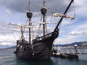 La nao est� en el muelle pesquero