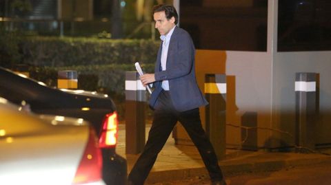 Javier Lpez Madrid, a su salida de la Audiencia Nacional el pasado mes de abril