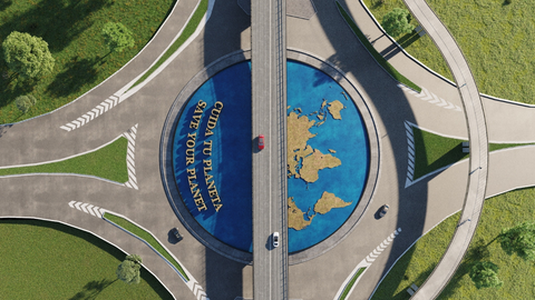 Proyecto de reforma de la rotonda entre Lugones y La Fresneda