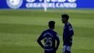 Tejera Borja Valle Real Oviedo Ponferradina Carlos Tartiere.Sergio Tejera y Borja Valle, durante un partido del Real Oviedo