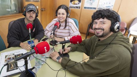 Pablo, Antía e Eloy, este xoves en Radio Voz Bergantiños 