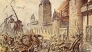 Recreación histórica de un asedio medieval