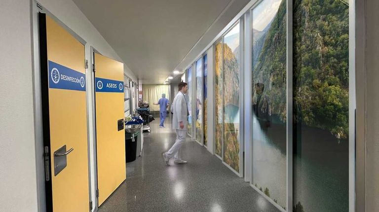Así será la unidad de partos provisional del hospital de Ourense: cinco salas de dilatación y dos paritorios