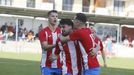 Los jugadores del Foz celebran un gol anotado ante el San Tirso
