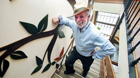 Tino Lores, presidente de la Asociación de Amigos del Camino Portugués a Santiago