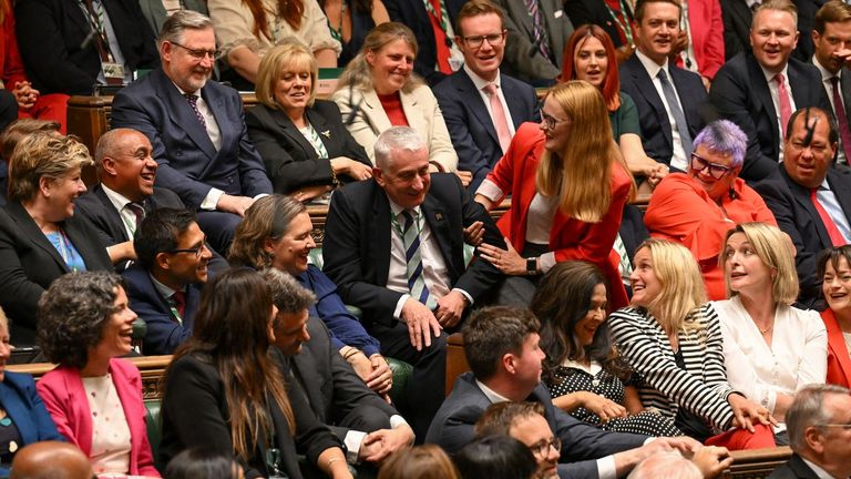 El Parlamento británico, en la sesión de este martes