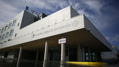 Fachada del Hospital Pblico da Maria, en Burela