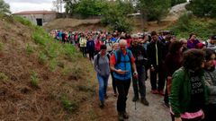 567 activistas en la andaina para proteger la Serra do Galieiro