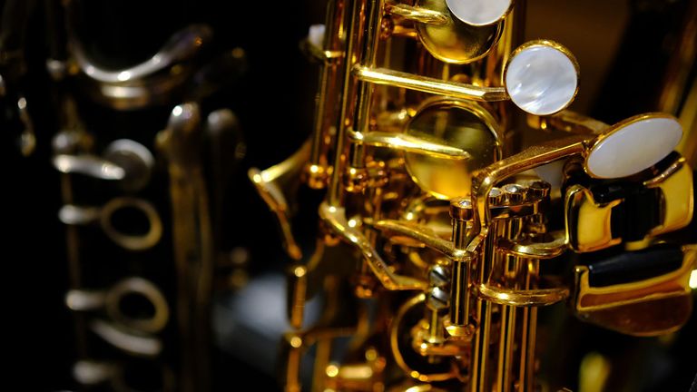 Alumnos de saxo en Valladares
