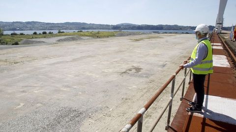 La parcela en la que irá ubicada la fábrica de bloques de Navantia Ferrol