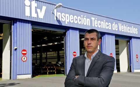 Alberto Zalvide, jefe de la estacin de ITV de Peinador. 