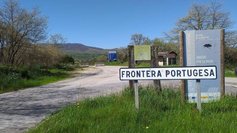 Imagen de la frontera portuguesa en Calvos de Randn