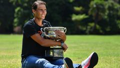 Rafa Nadal y su indescriptible satisfaccin tras su pica victoria en Australia