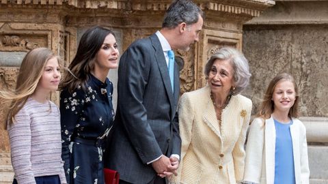 Las visitas de la familia real a Palma captan siempre gran atención mediática