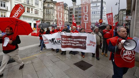 Manifestacin de UGT y CC.OO. en Lugo