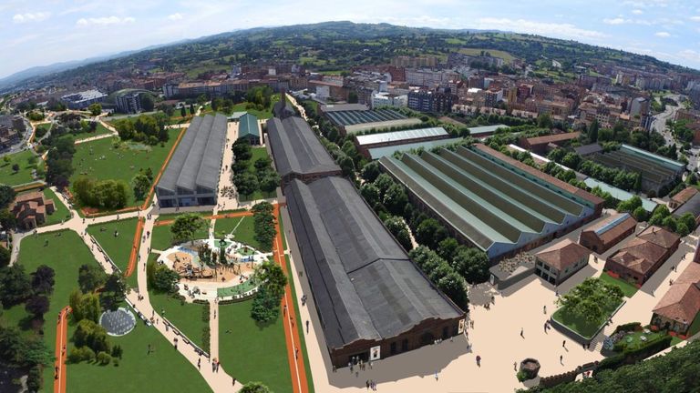 Infografía del proyecto de Ecologistas en Acción para la entrada a Oviedo por la Y