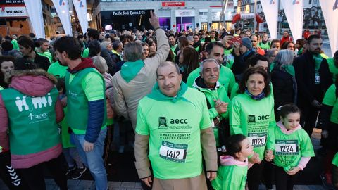 Marcha contra el cáncer en Lugo