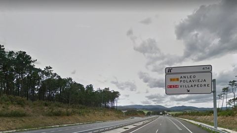 Autopista A8 a la altura de Villapedre