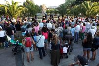 El parque Jos� Mart� de Santa Cristina acogi� la concentraci�n