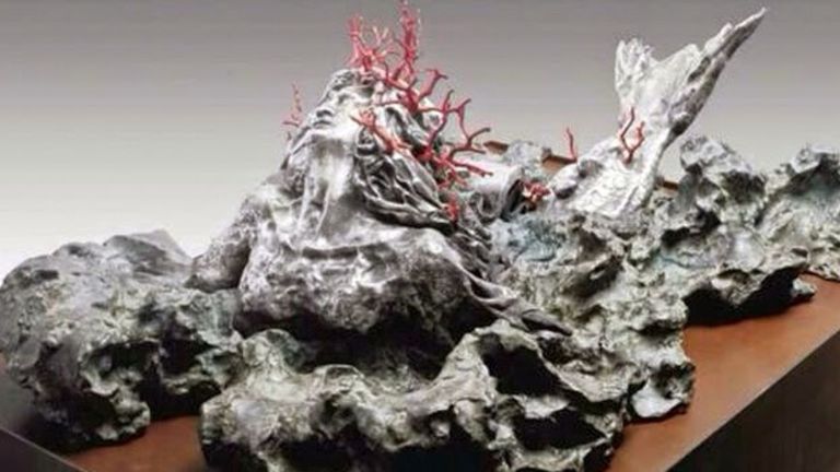 La escultura de Dalí