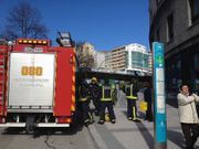 Bomberos en Cuatro Caminos