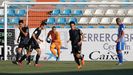 Alfonso atrapa un baln en el Ponferradina-Real Oviedo