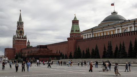 Exterior del Kremlin, sede del Gobierno ruso en Moscú.