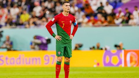 Cristiano Ronaldo, durante el partido del Mundial de Catar entre Portugal y Ghana.