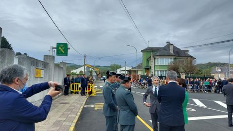 Llegada a Sarria del ministro del Interior, Fernando Grande-Marlaska