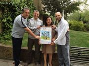 Organizadores de la Andaina junto a la concejala de Turismo de O Carballi�o