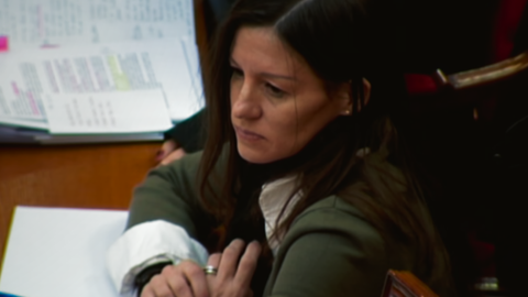 Imagen de Angi en el juicio
