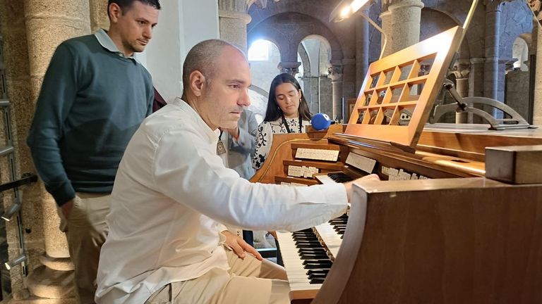 Juan de la Rubia, organista de la Sagrada Familia, ofrecerá 21 conciertos en la Catedral de Santiago