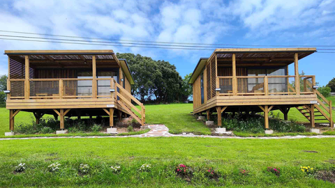 Bungalows en el Camping Colombres