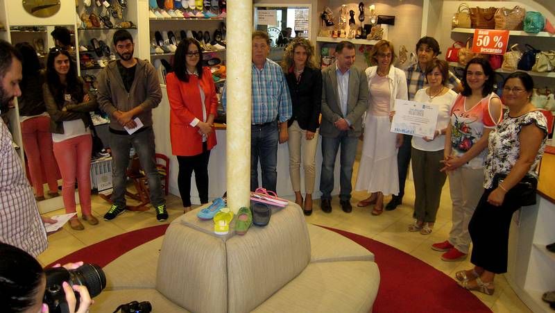 La entrega de los galardones se celebr� en las instalaciones de Calzados Gayoso