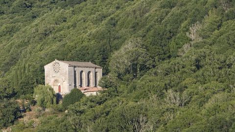 Santo Estevo de Ribas de Miño, en O Saviñao, es una de las joyas que destaca en esta ruta europea