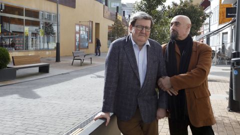 Bonet y Pestana en el 2019, preparando el homenaje a Vázquez Cereijo