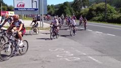 La Voz re�ne a 200 cicloturistas en Cee