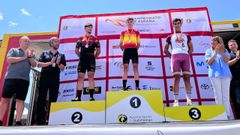 Alejandro García, en lo alto del Campeonato de España de bicicleta de montaña