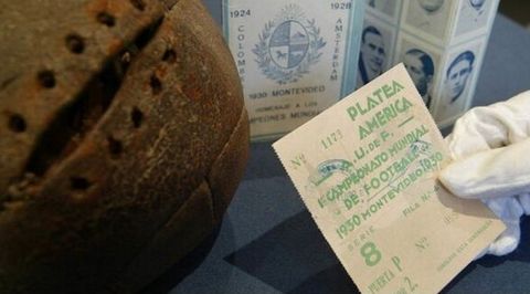 Un boleto para acceder a la final del Mundial de 1930, disputado en Montevideo, en la que se impuso Uruguay a Argentina