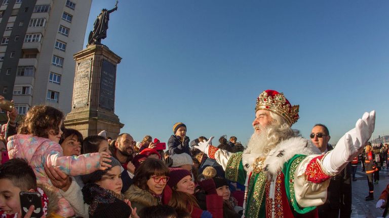 Los reyes magos en Gijón