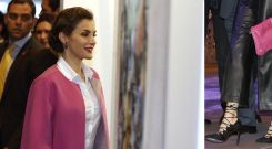 El rompedor look de la reina Letizia en ARCO