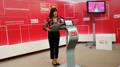 La portavoz del PSOE navarro en el Ayuntamiento de Pamplona, Maite Esporrn