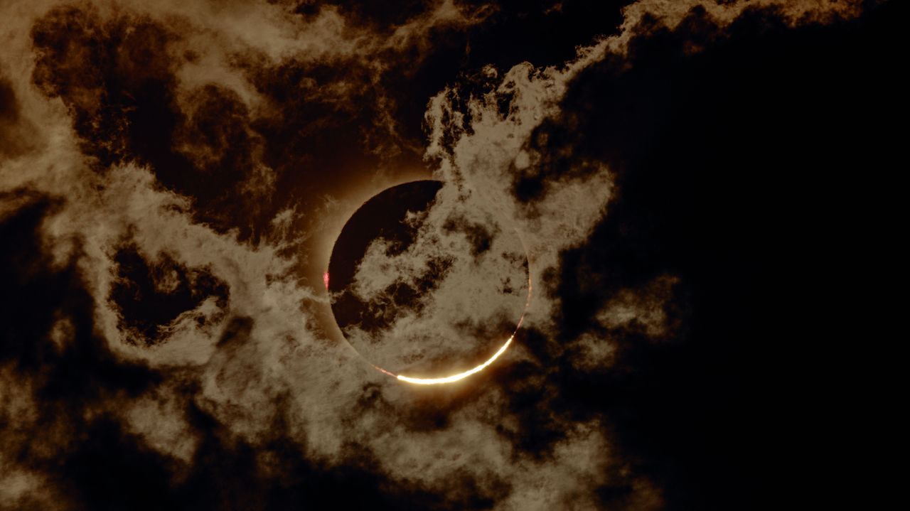 Eclipse solar en Manzaneda.