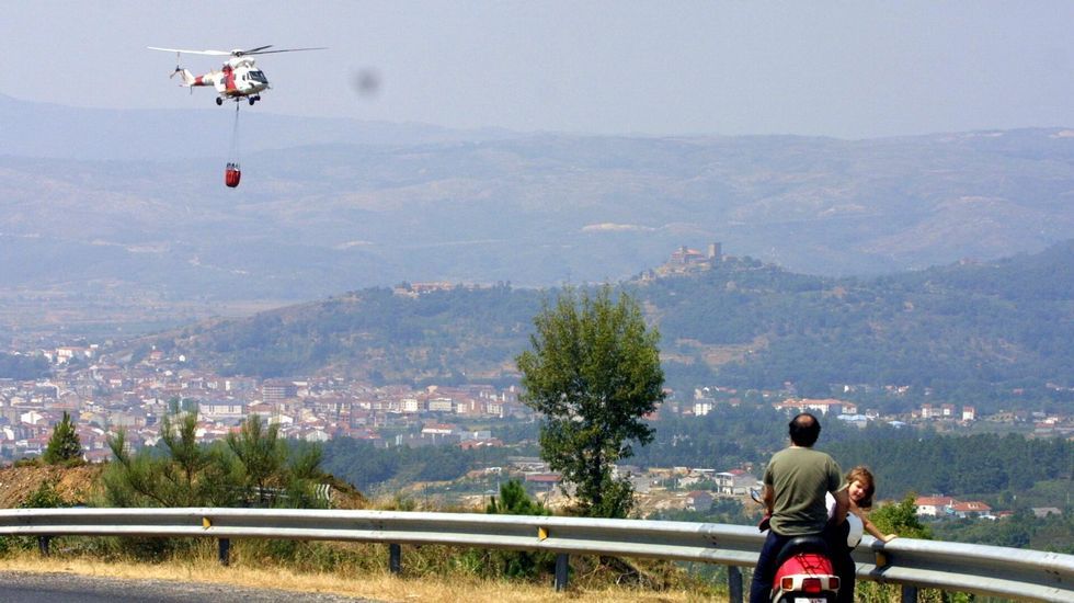El accidente se produjo en las inmediaciones de Queirug�s, en la comarca de Monterrei