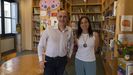 Vicente Rodríguez y Aurora Prieto son los responsables de la Biblioteca de Verín
