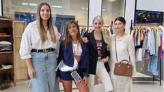 Laura Formoso, Sara Noguerol y Tania Gándara -Montse Gabrielle falta en la foto- repetirán en el Market de influencers