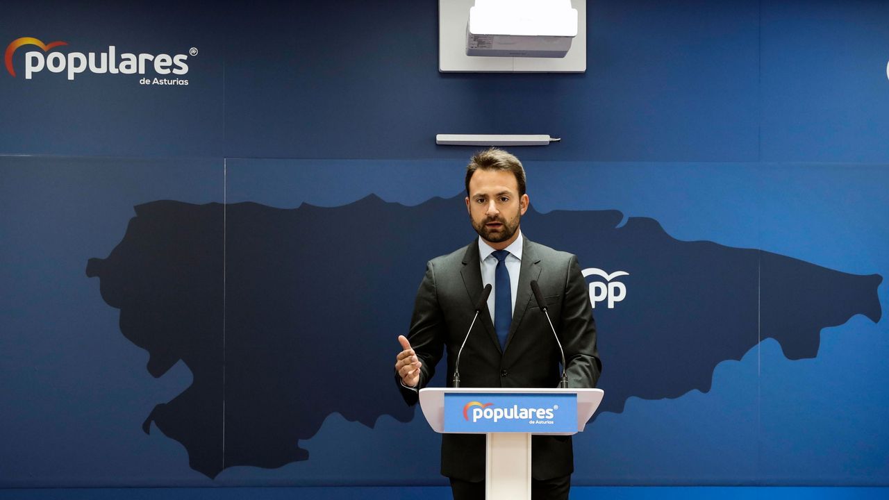 El secretario general del Partido Popular de Asturias, �lvaro Queipo
